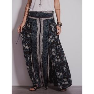 Free People Squared Off convertible maxi skirt
